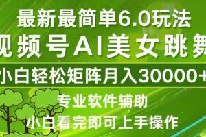 视频号最新最简单6.0玩法，当天起号小白也能轻松月入30000+-欢迎访问本站