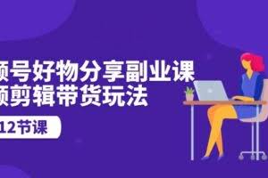 视频号好物分享副业课，视频剪辑带货玩法-欢迎访问本站